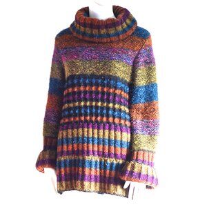 Christian Lacroix Heavy Wool Blend Turtle Neck Sweater - France